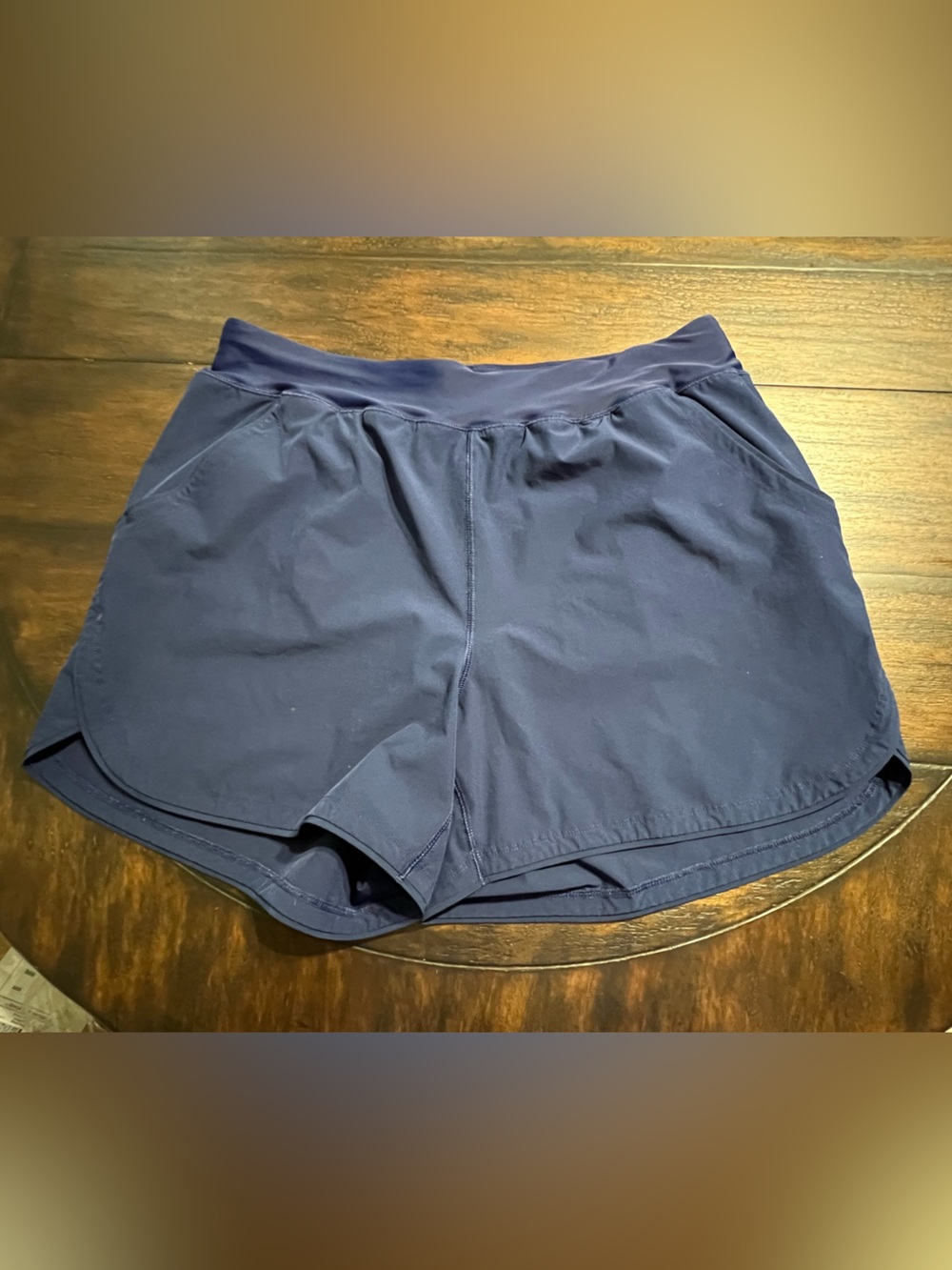 Lands End Women’s Plus Size 18W Navy Blue Swim Shorts Swimsuit Bottoms Lined
